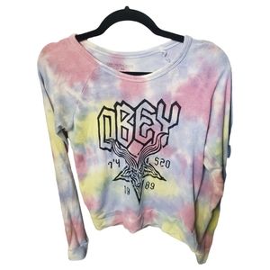 Obey Small Long Sleeve Top
